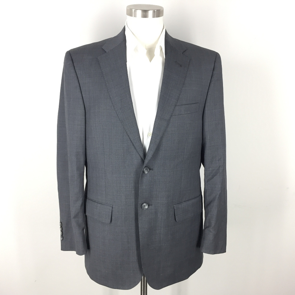 Joseph Jos A Bank 39 R 100% Wool Charcoal Gray - image 1